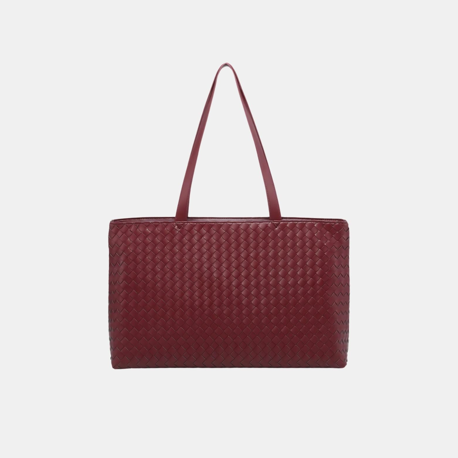 Adele – Classic Black Woven Tote