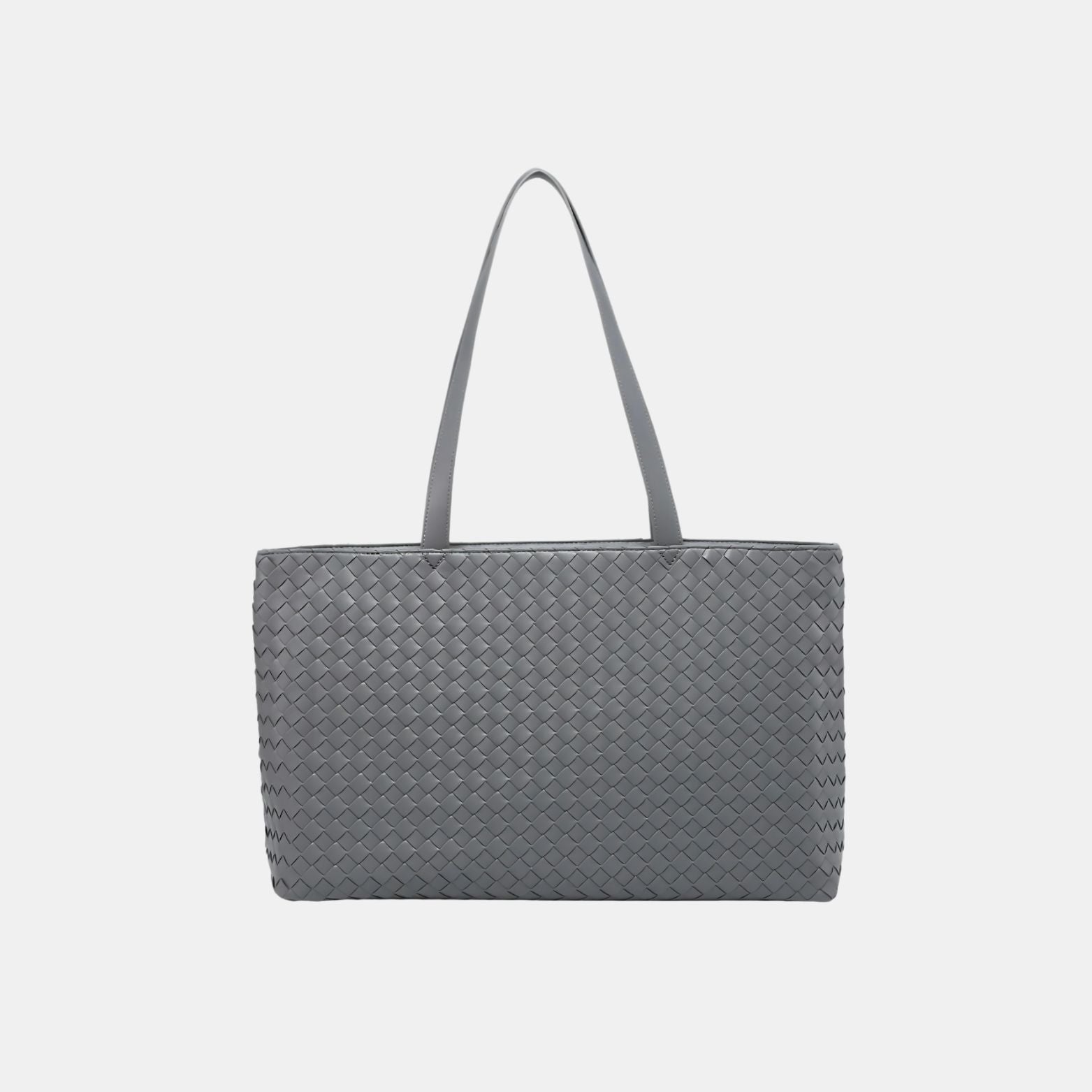 Adele – Classic Black Woven Tote