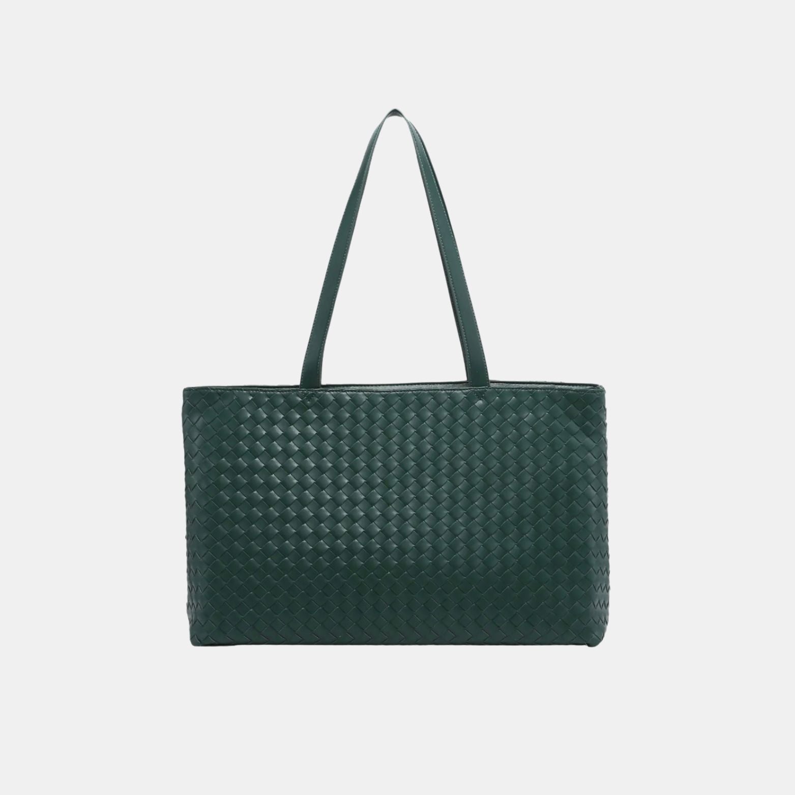 Adele – Classic Black Woven Tote