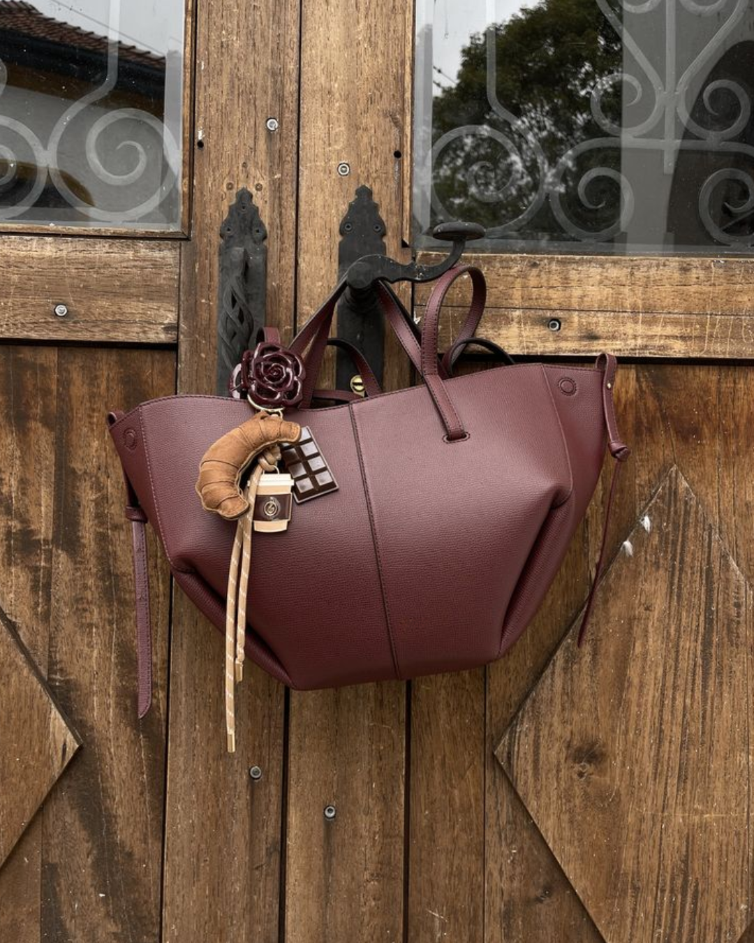 Bordeaux Bloom Tote