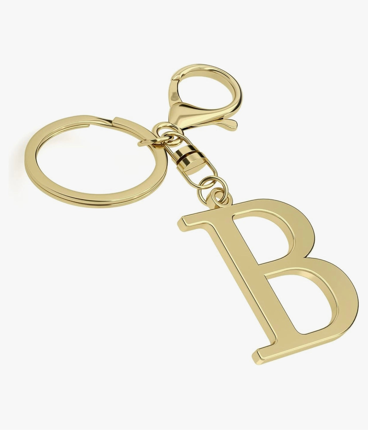 The Golden Initial Keychain – Personalized Elegance in Every Detail