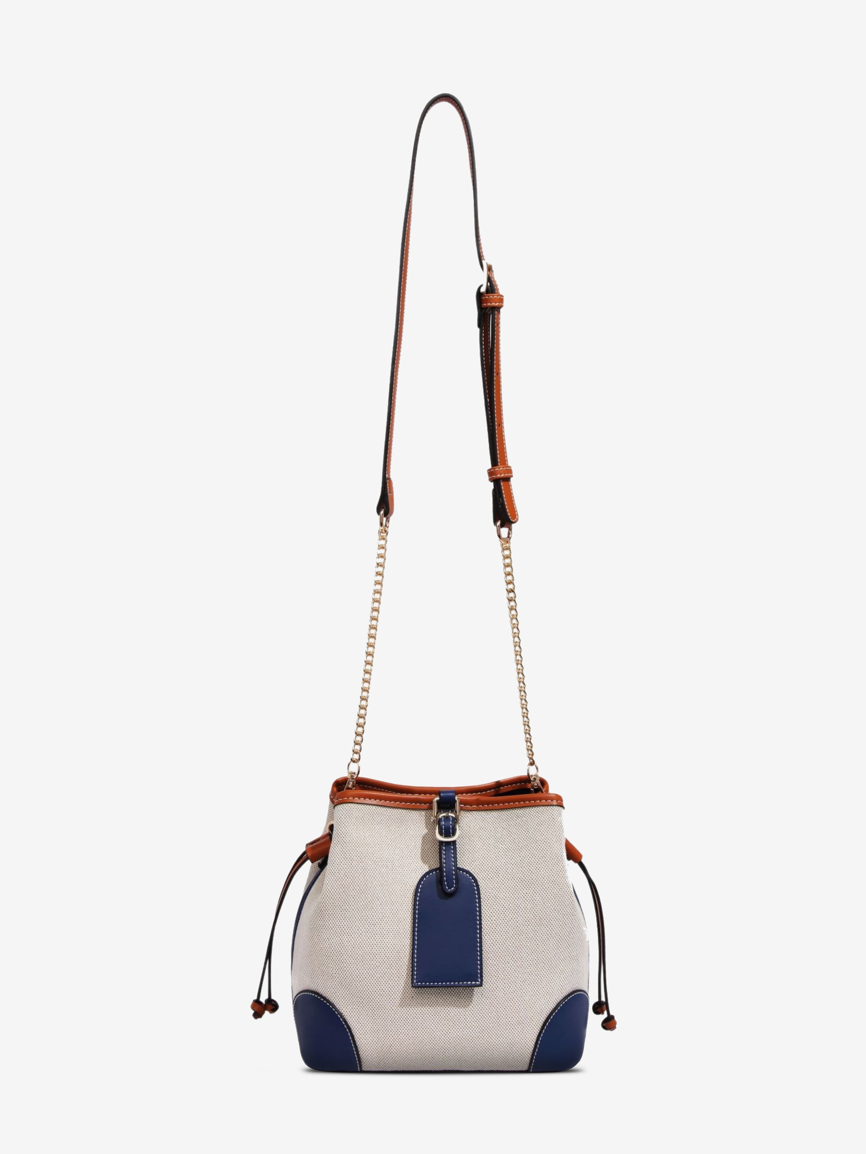The Canvas Leather Bucket Bag from Lyora Solé – Where Sophistication Meets Everyday Versatility