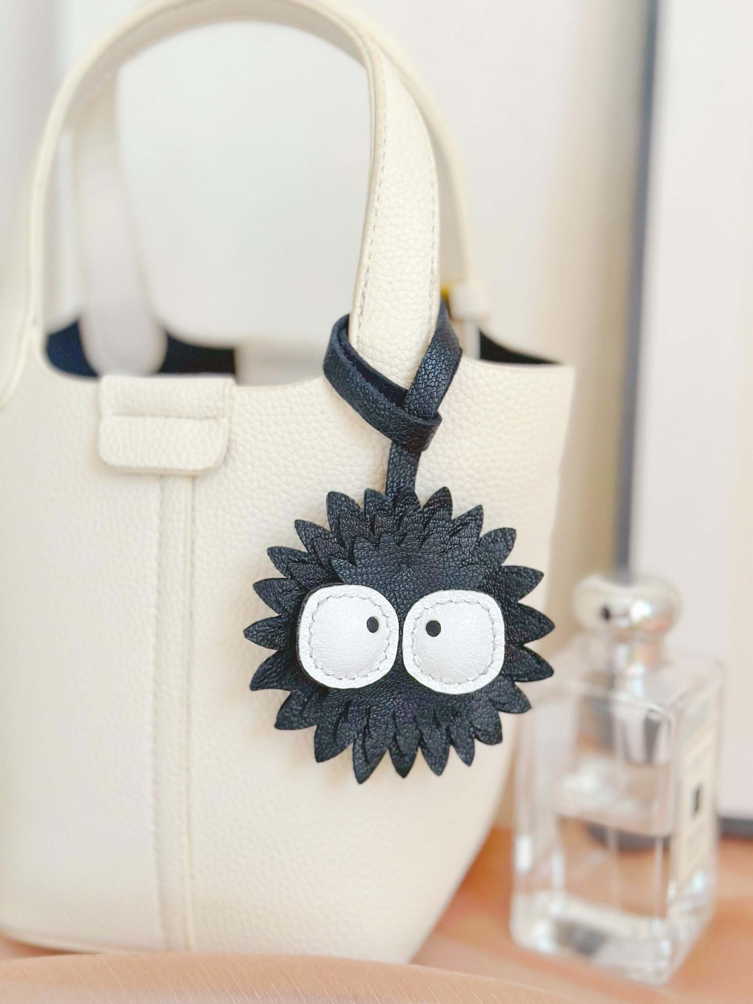 The Spiky Leather Charm – Playful Edge for Your Bag