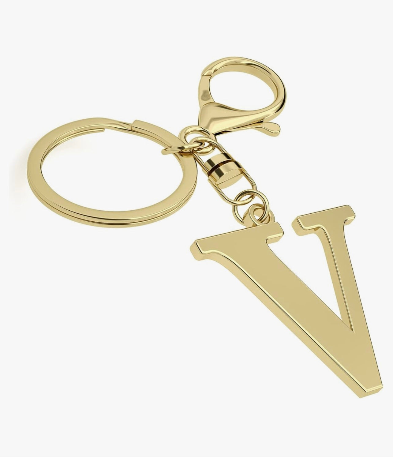 The Golden Initial Keychain – Personalized Elegance in Every Detail