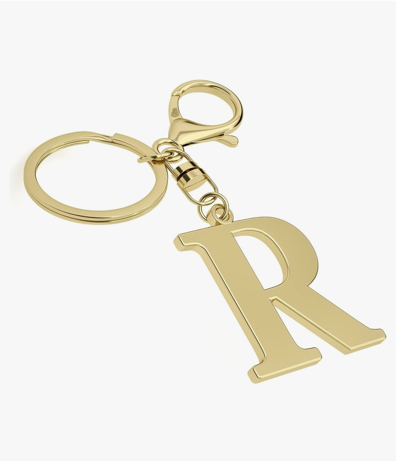 The Golden Initial Keychain – Personalized Elegance in Every Detail