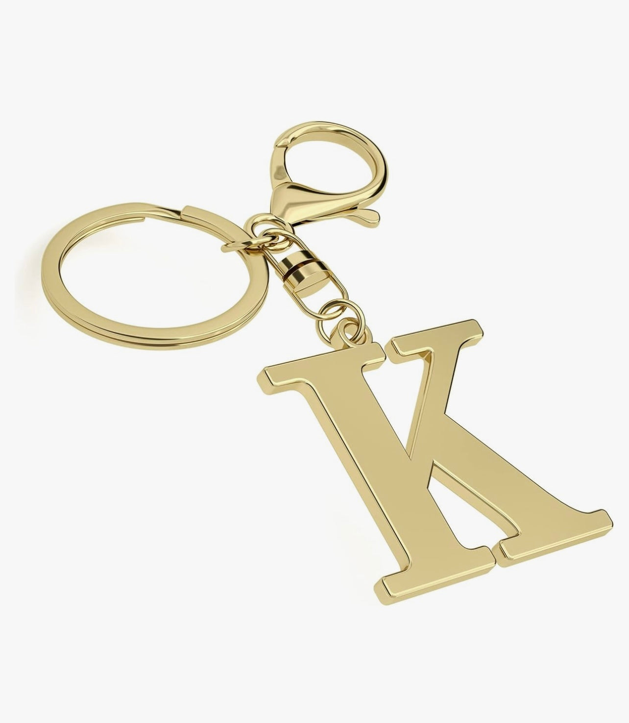 The Golden Initial Keychain – Personalized Elegance in Every Detail