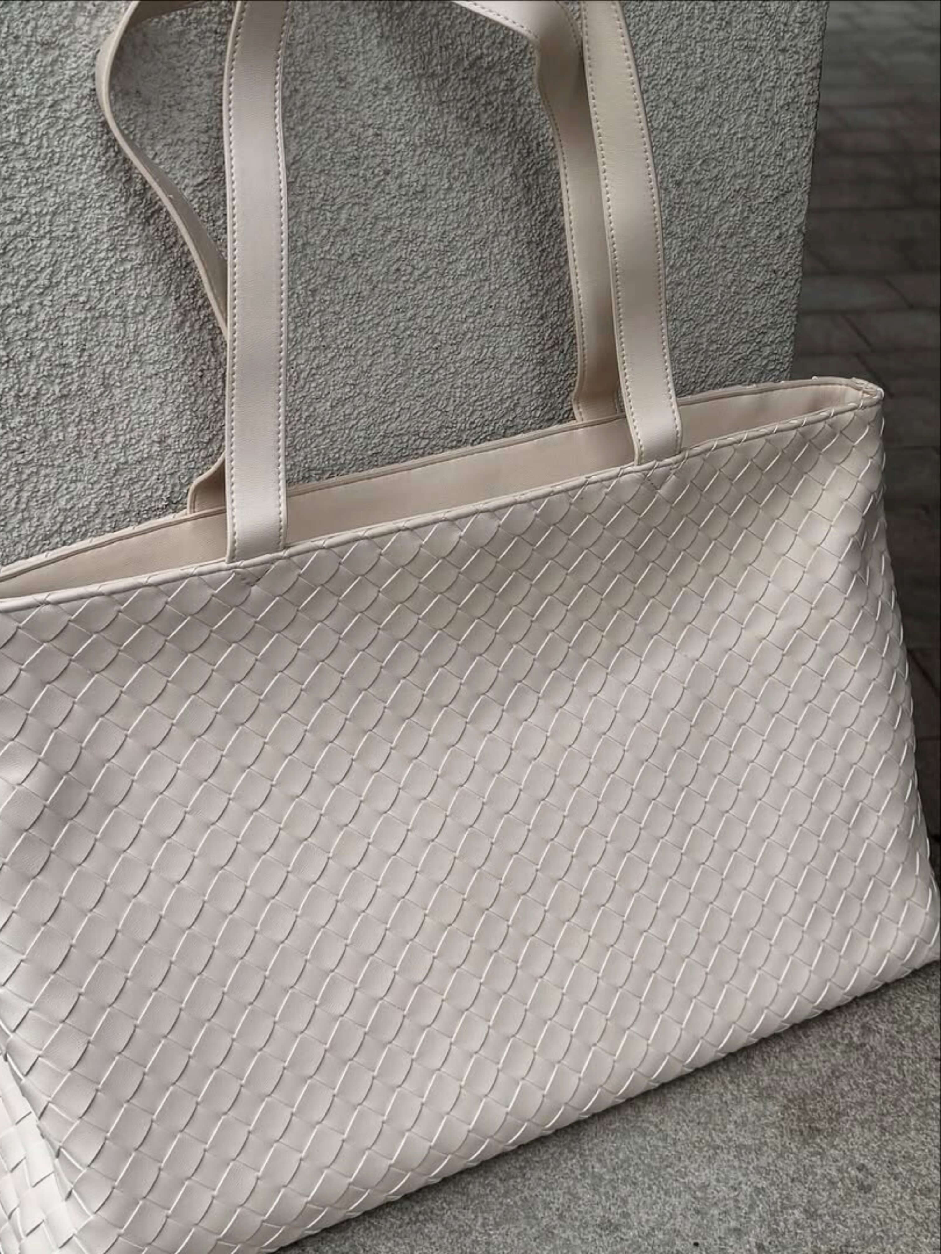 Emilia Woven Leather Tote