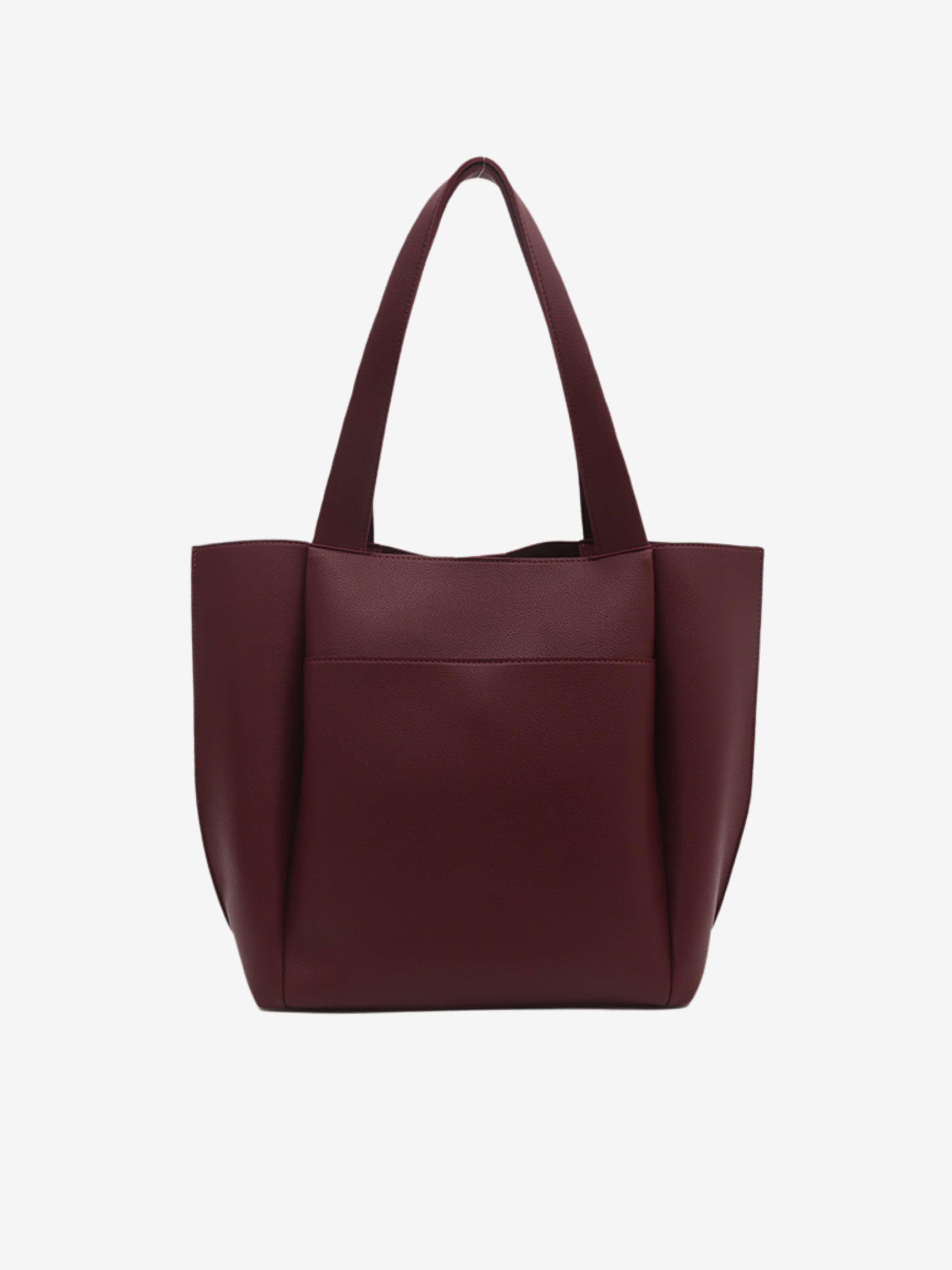 Rosetta – Burgundy Leather Tote Bag