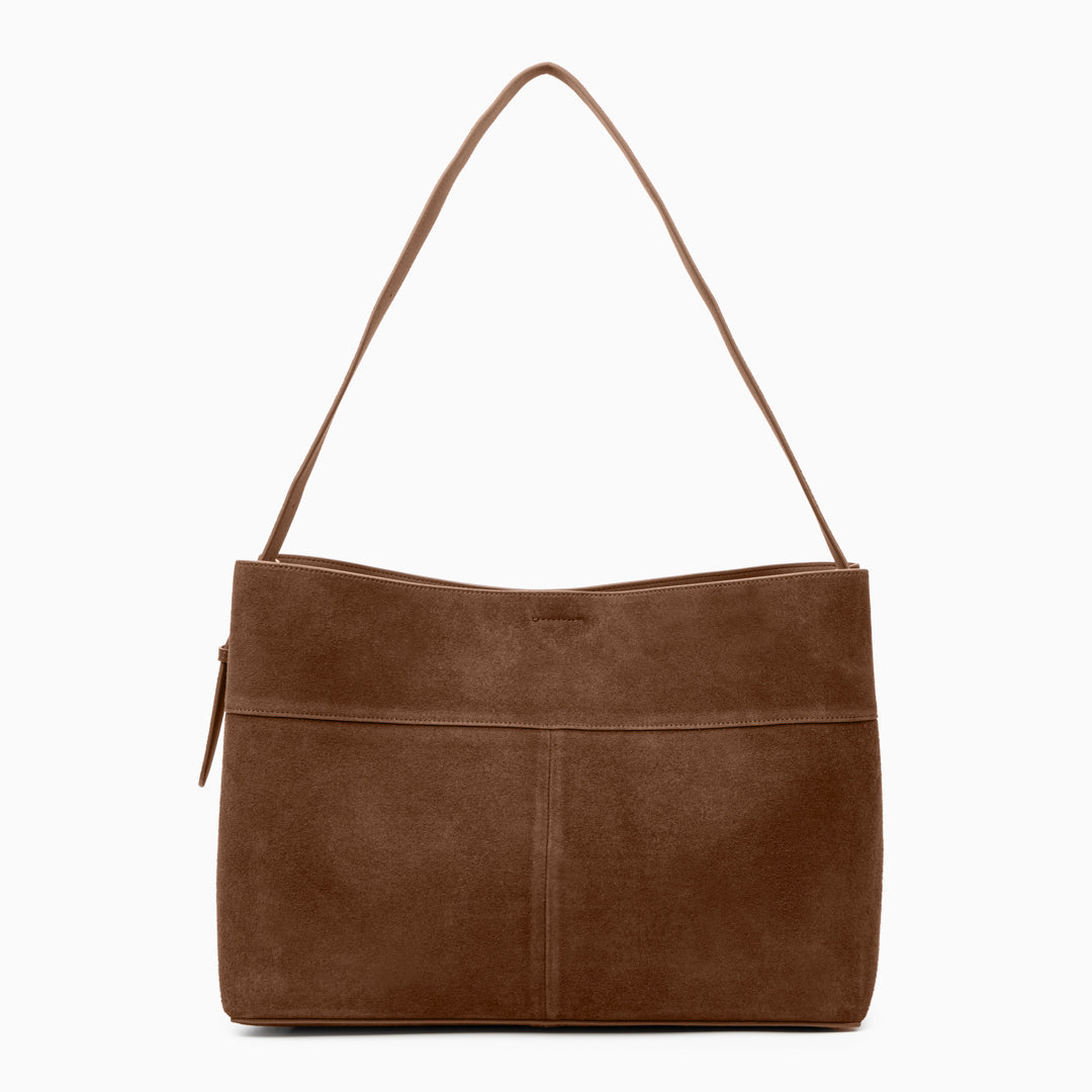 Sophia Luxe Suede Shoulder Bag