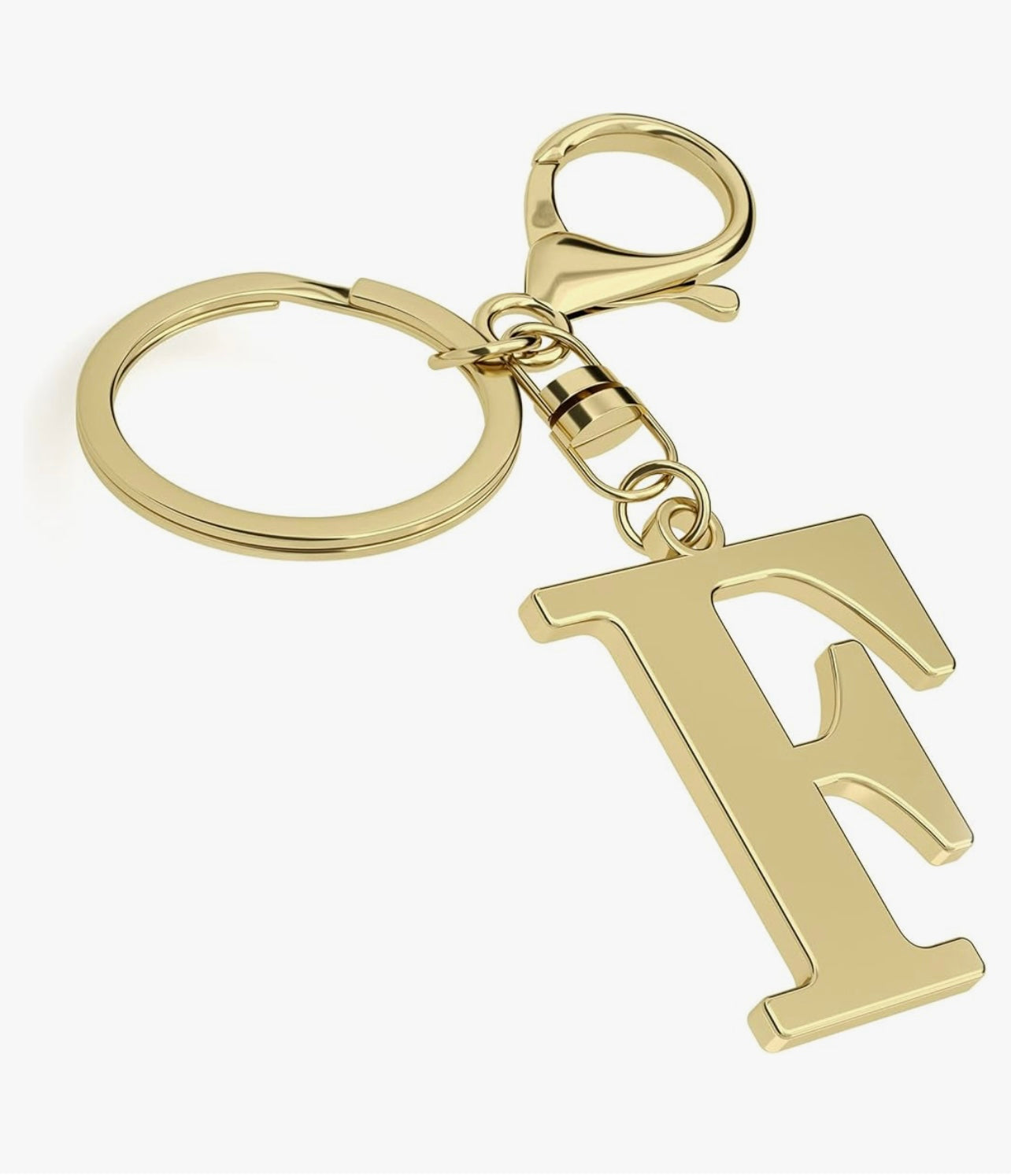 The Golden Initial Keychain – Personalized Elegance in Every Detail