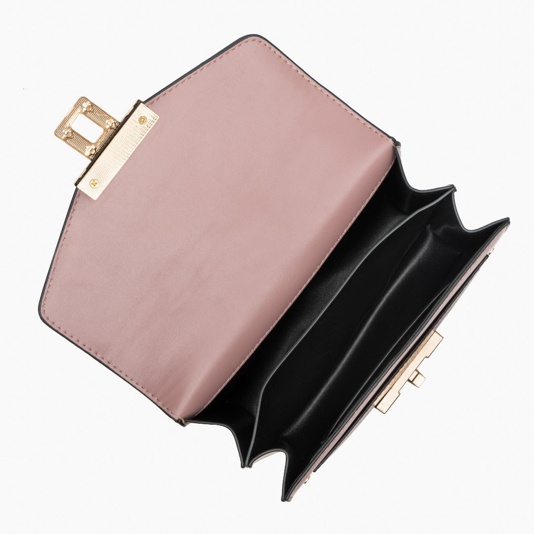 Serpentine | Luxe Studded Messenger Bag