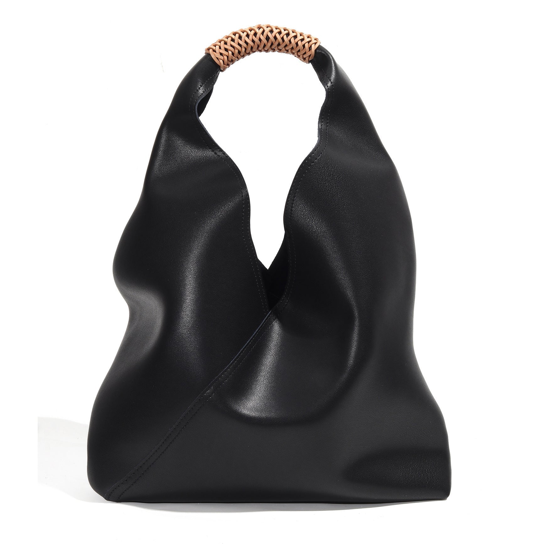 Aveline Sculpted Leather Tote