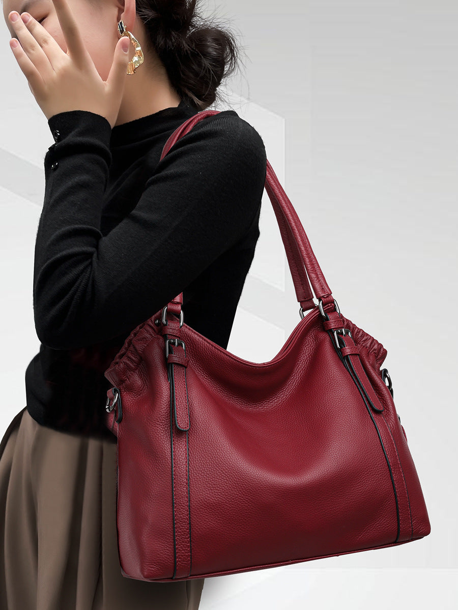 Celeste Shoulder Tote – Dusty Teal