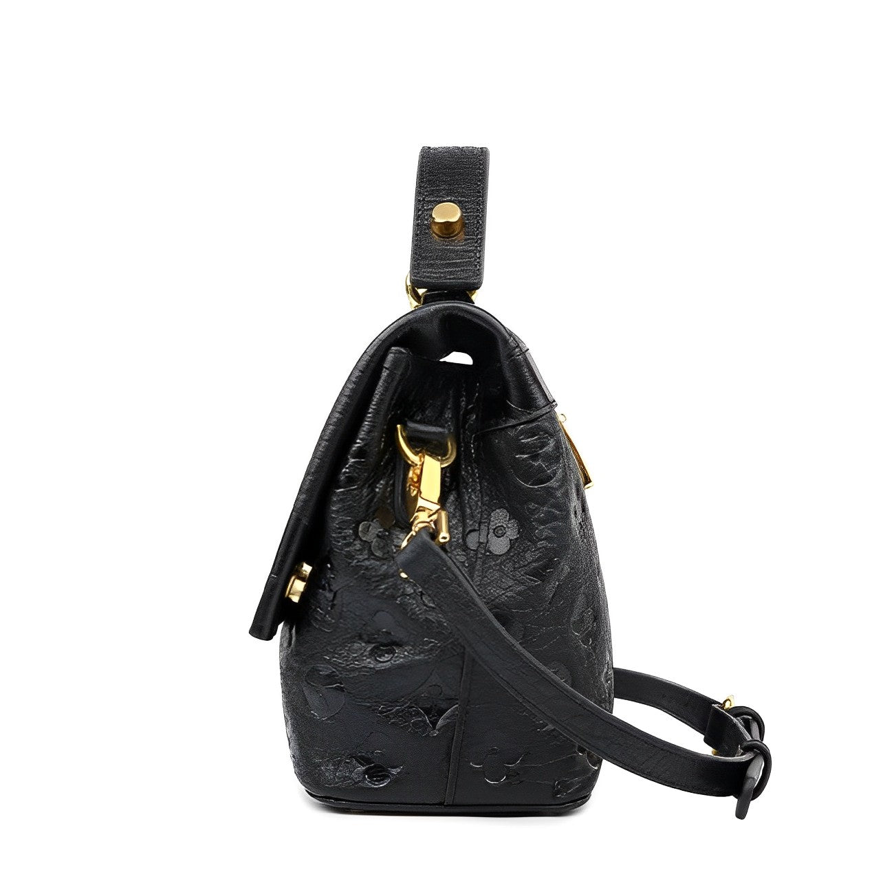 Hana Monogram Embossed Handbag