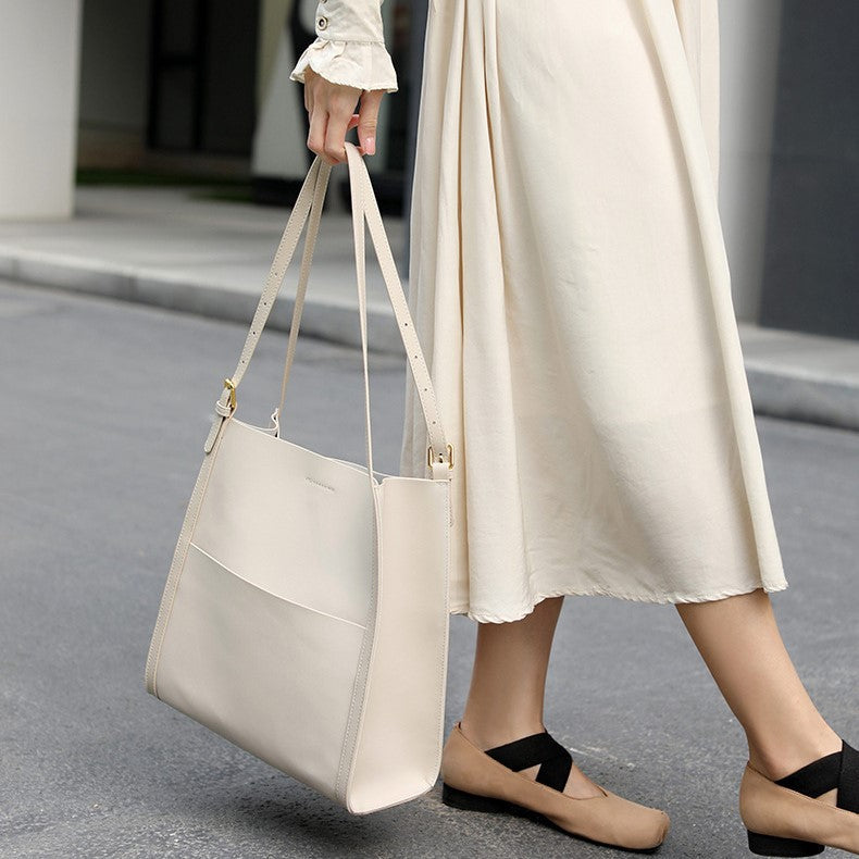 Aria Structured Tote – Deep Green