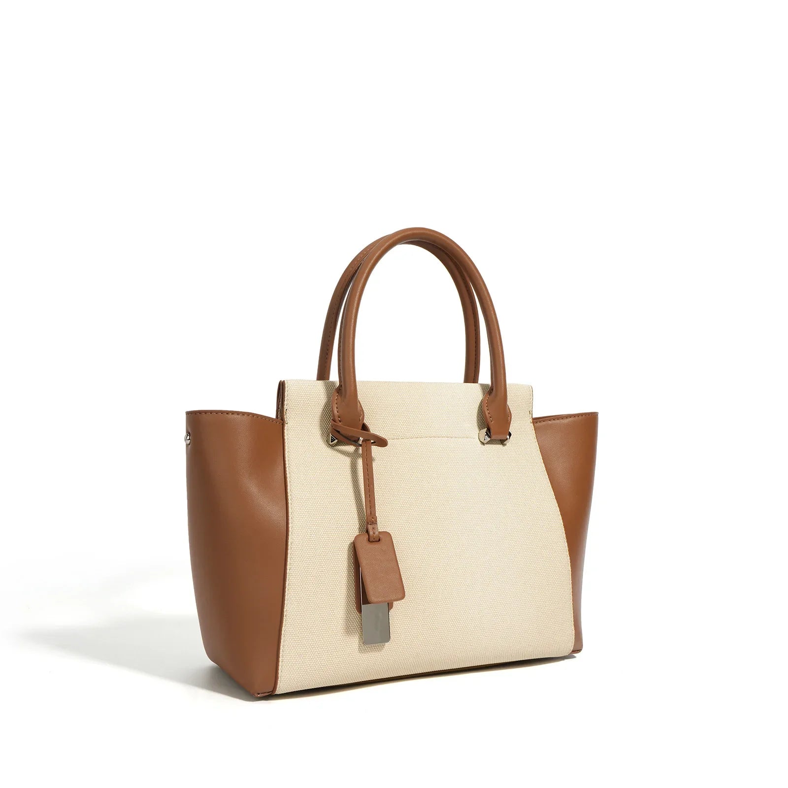 Victoria Sophisticated Two-Tone Tote Bag