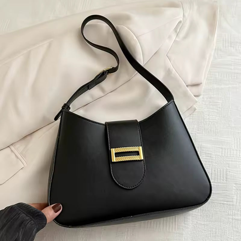 The Emilia Midnight Shoulder Bag