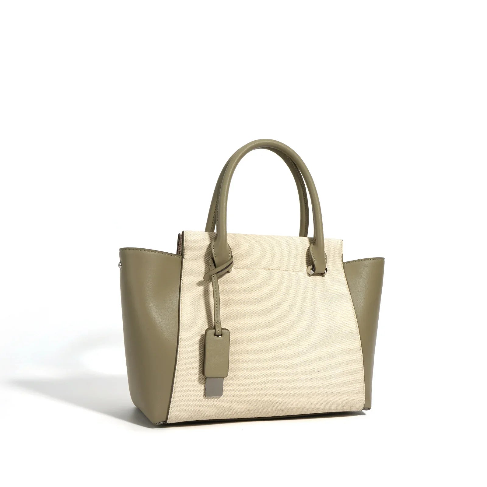 Victoria Sophisticated Two-Tone Tote Bag