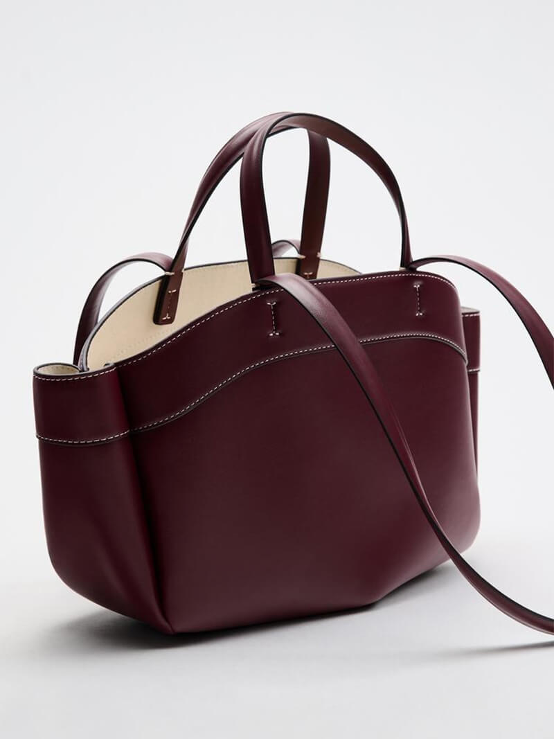 Burgundy Shopper Bag – Timeless Elegance Meets Everyday Function