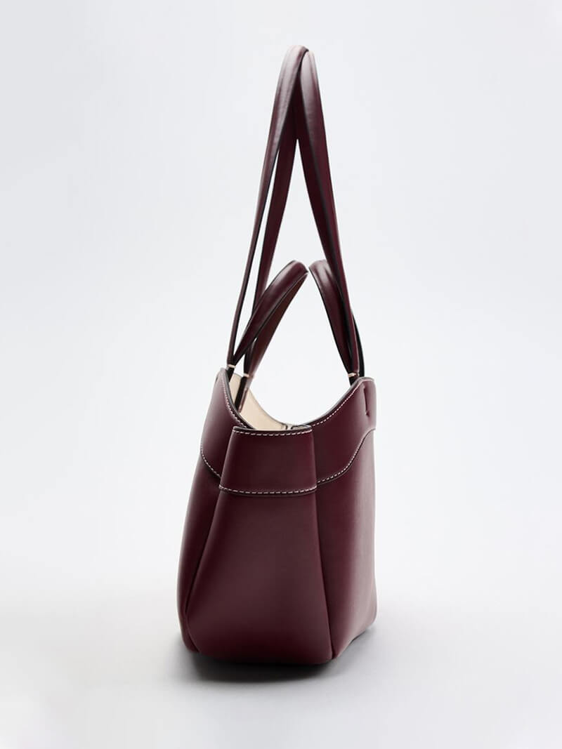 Burgundy Shopper Bag – Timeless Elegance Meets Everyday Function