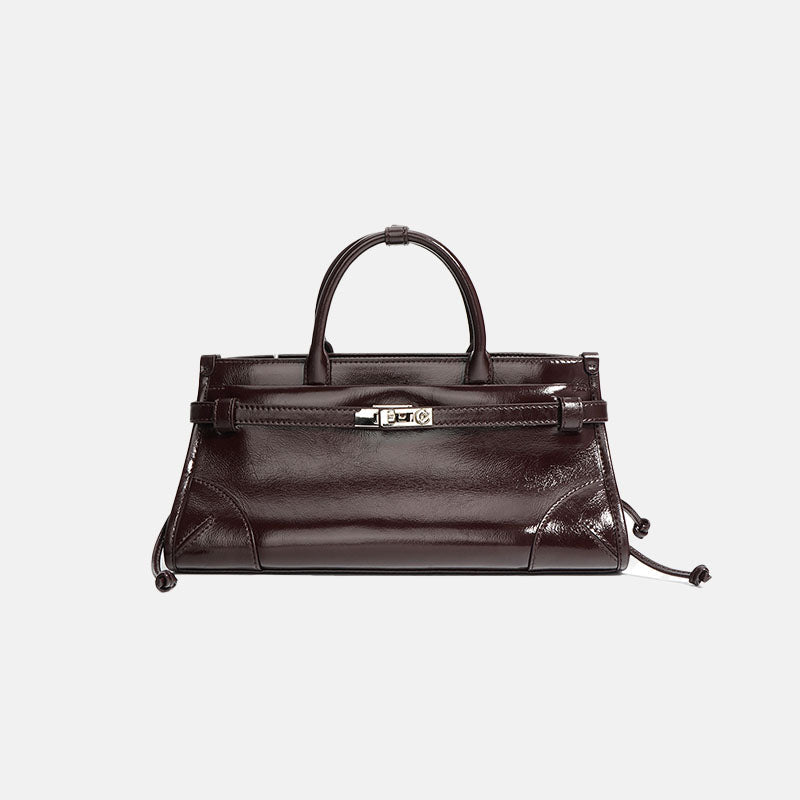 Isabelle Patent Leather Tote