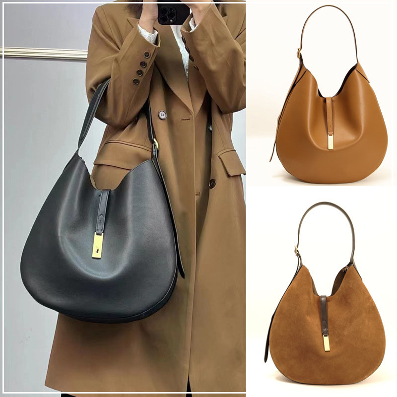 Classic Tan Leather Hobo Bag
