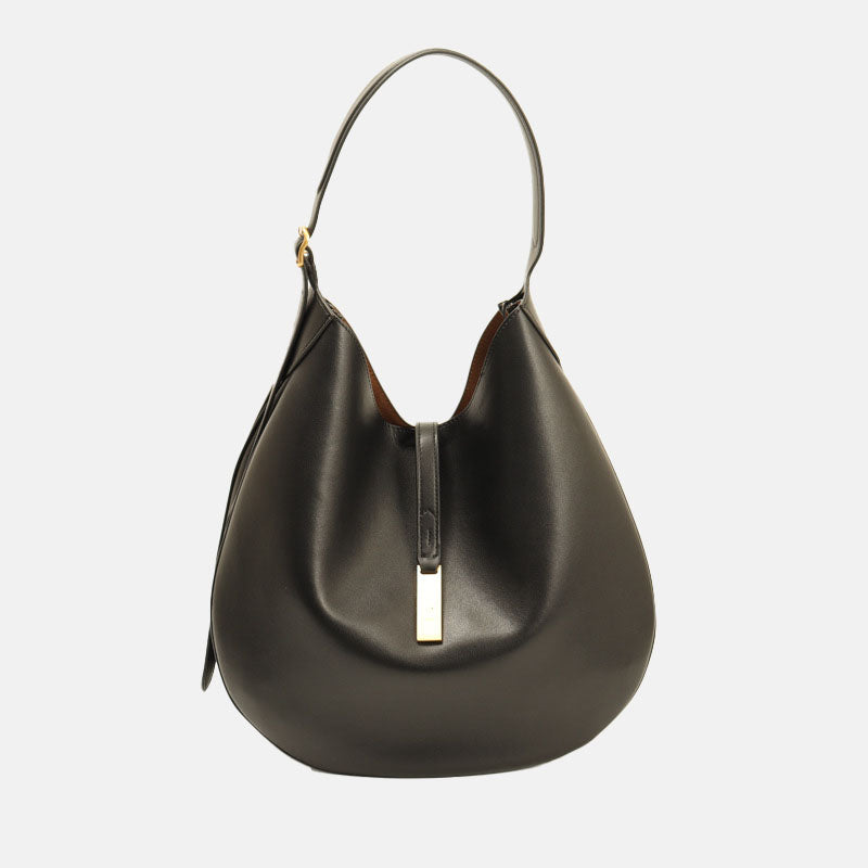 Classic Tan Leather Hobo Bag