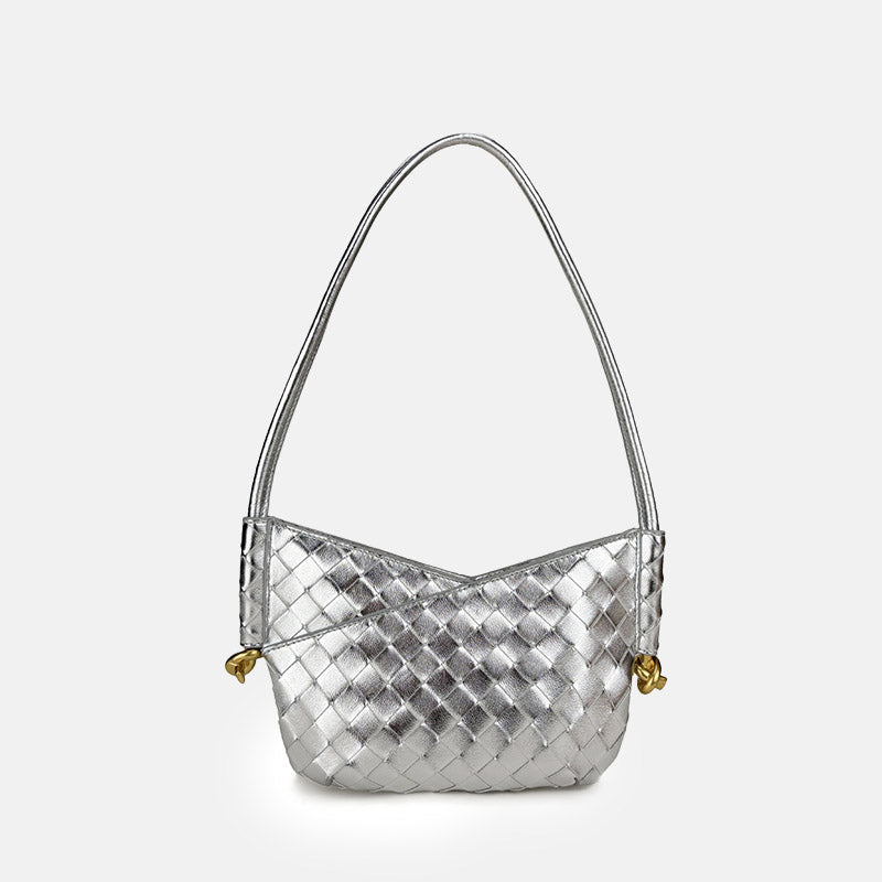 Sky Woven Shoulder Bag