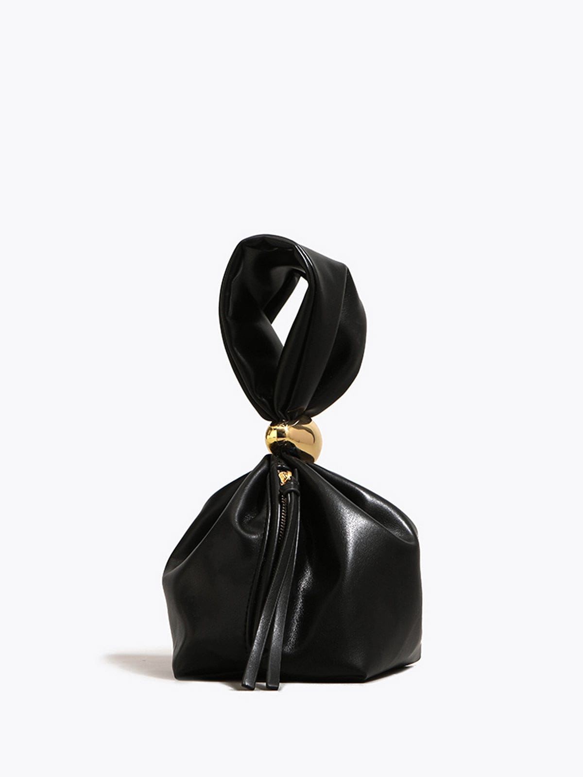 Amelia Luxe Knot Drawstring Bag