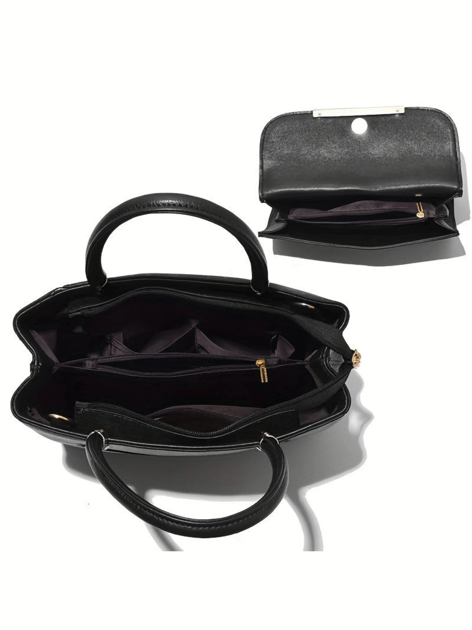Celeste Black & Gold Handbag Duo