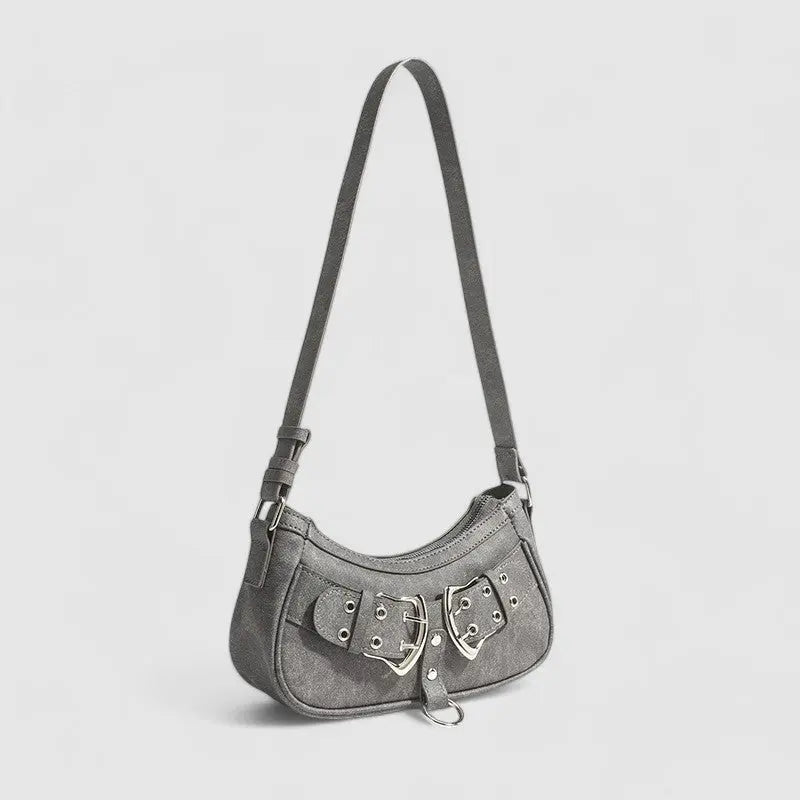 Bae Chic Buckle Shoulder Bag – Urban Gray
