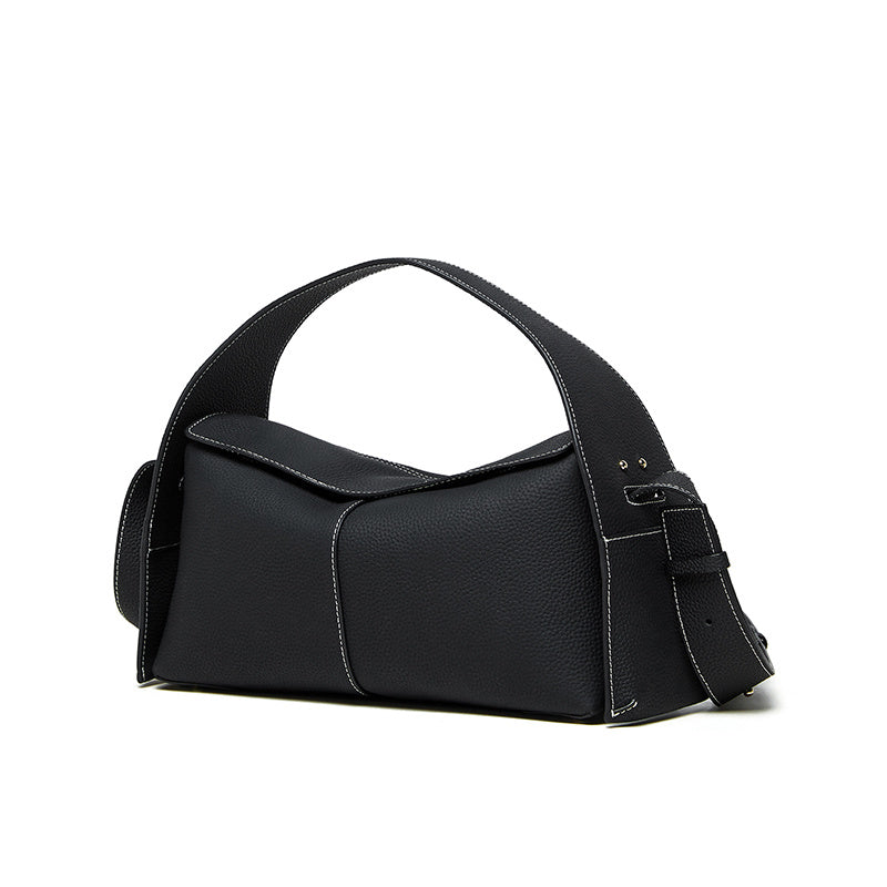 Aria Wide-Strap Shoulder Bag