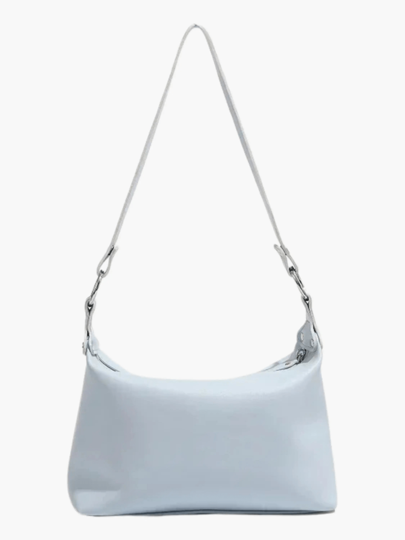Blair Minimalist Shoulder Bag – Ice Blue