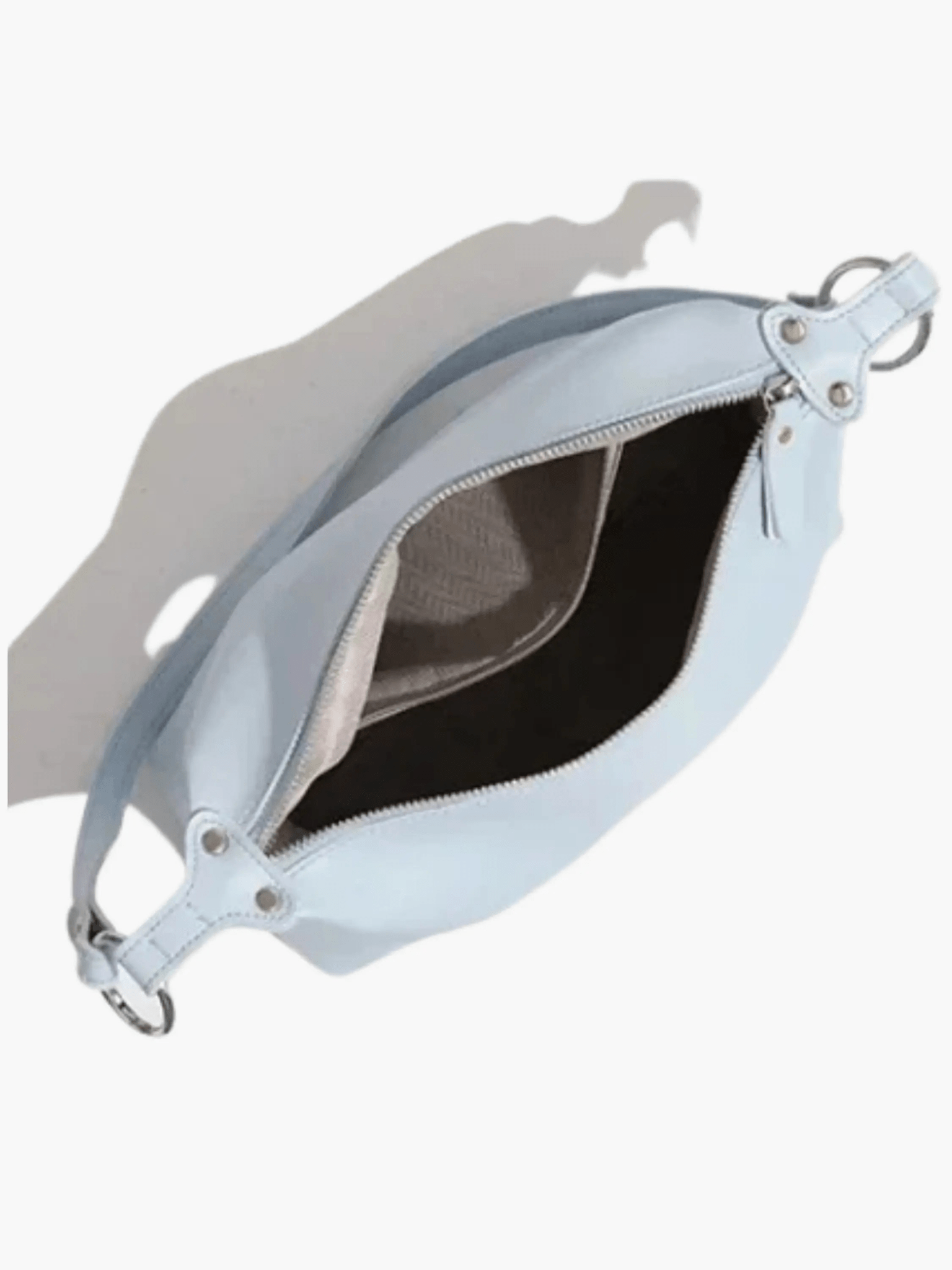 Blair Minimalist Shoulder Bag – Ice Blue