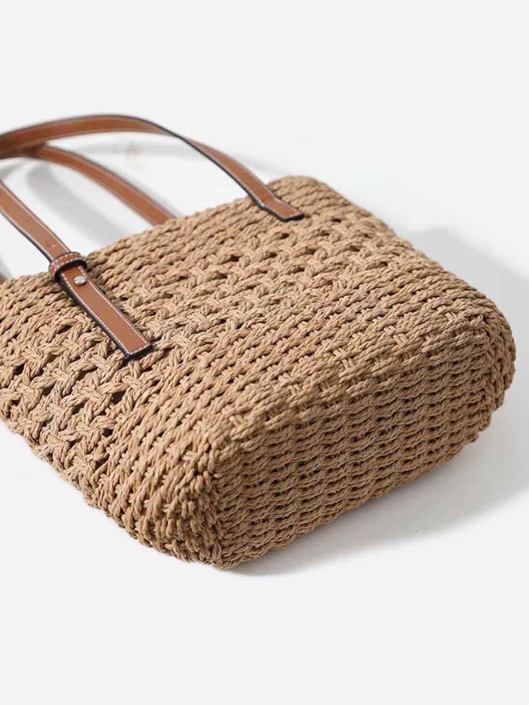 Solea Woven Straw Tote Bag