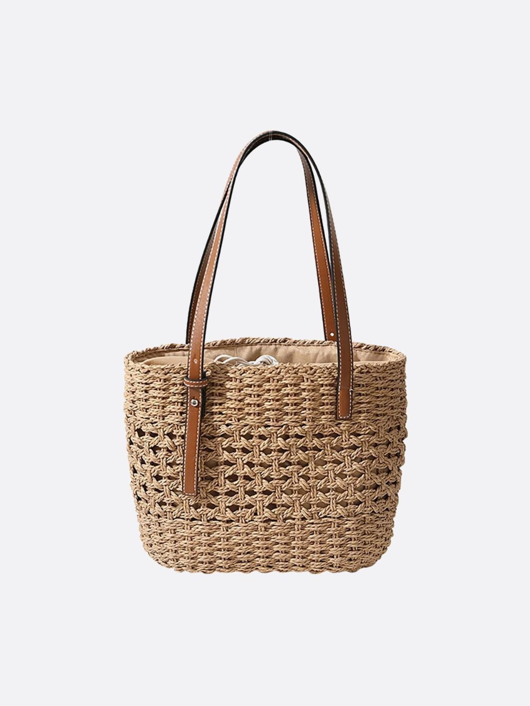 Solea Woven Straw Tote Bag