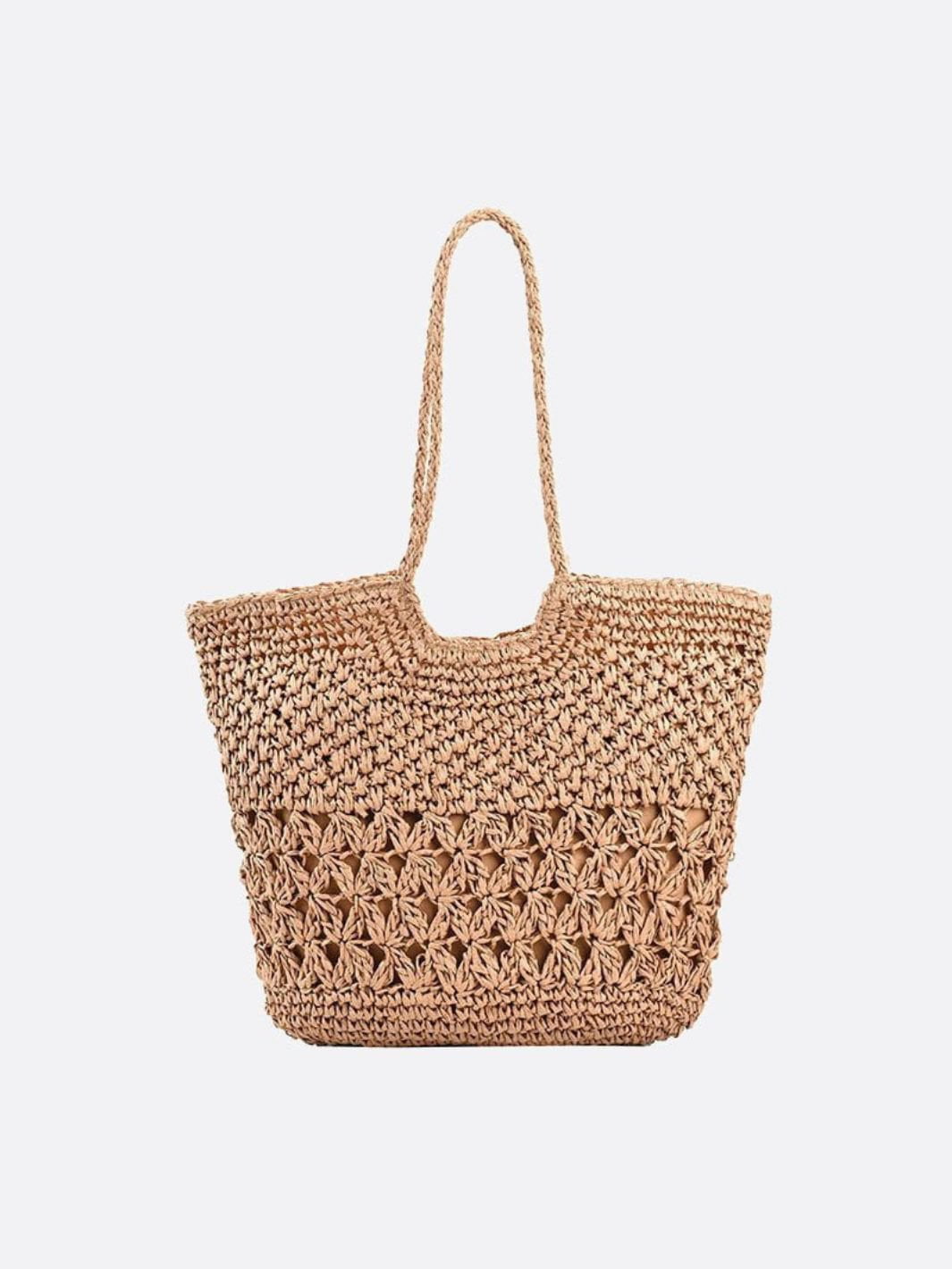 Isla Braided Straw Tote