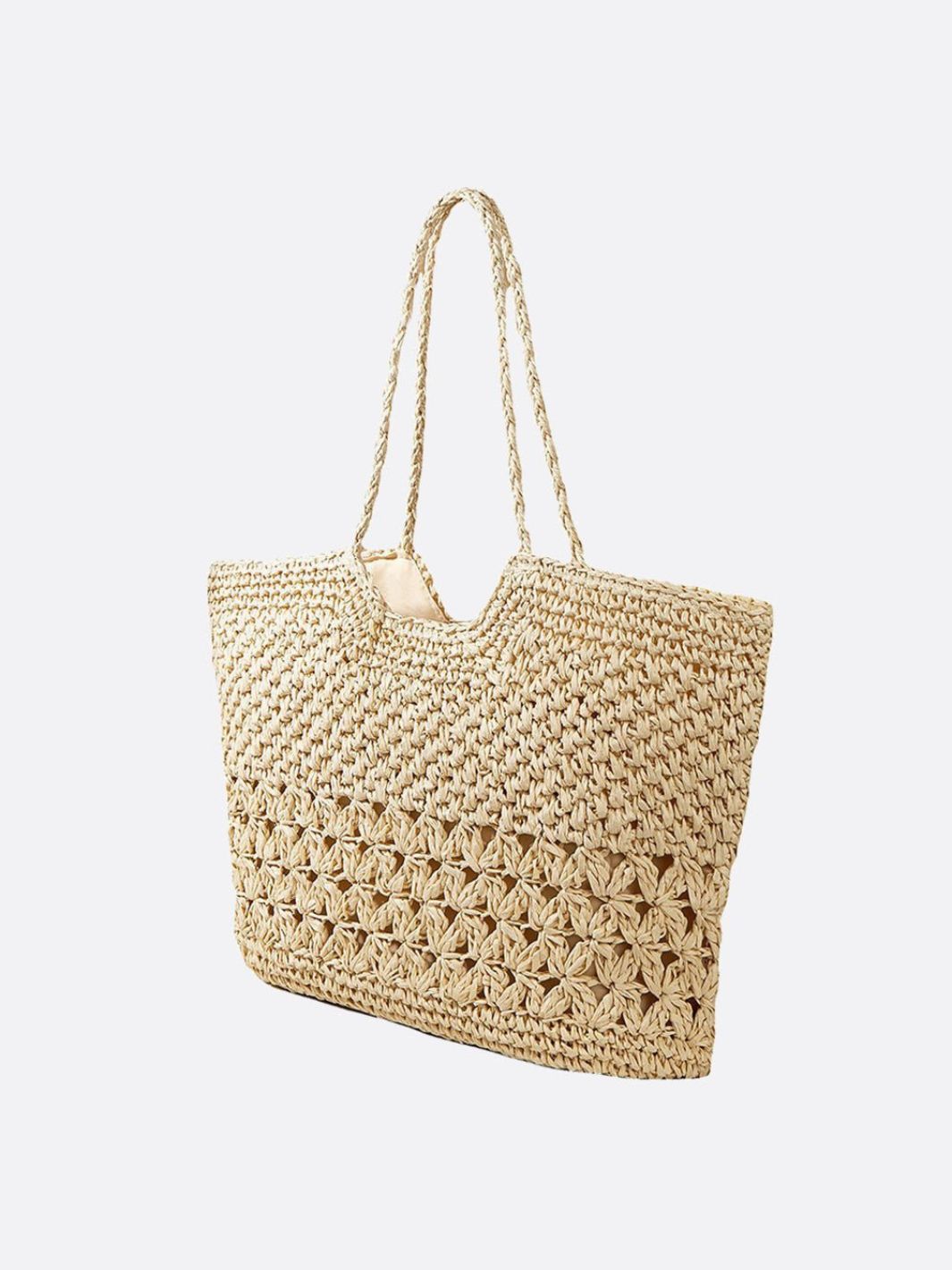 Isla Braided Straw Tote