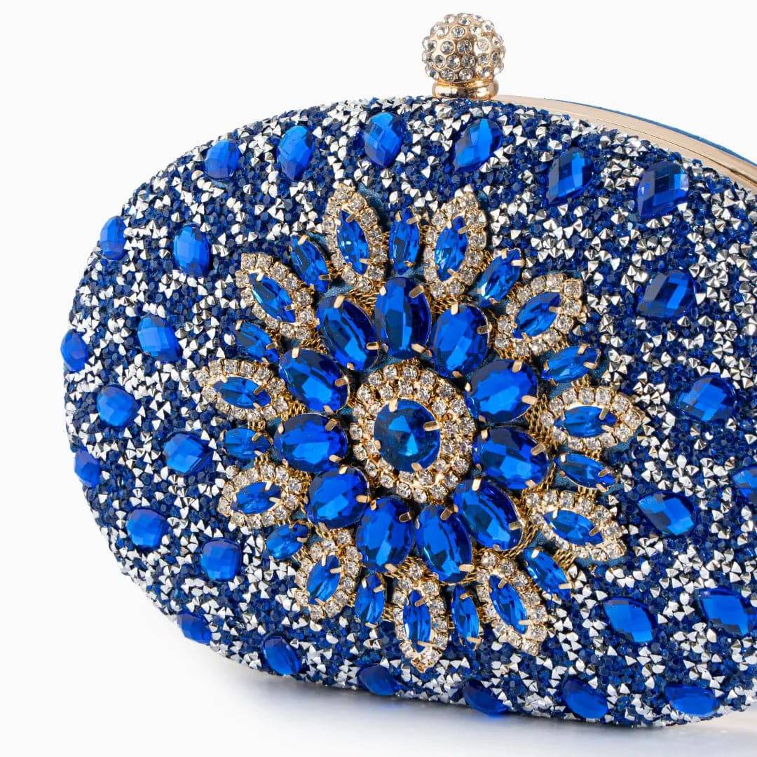 Azura Midnight Radiance Crystal Clutch