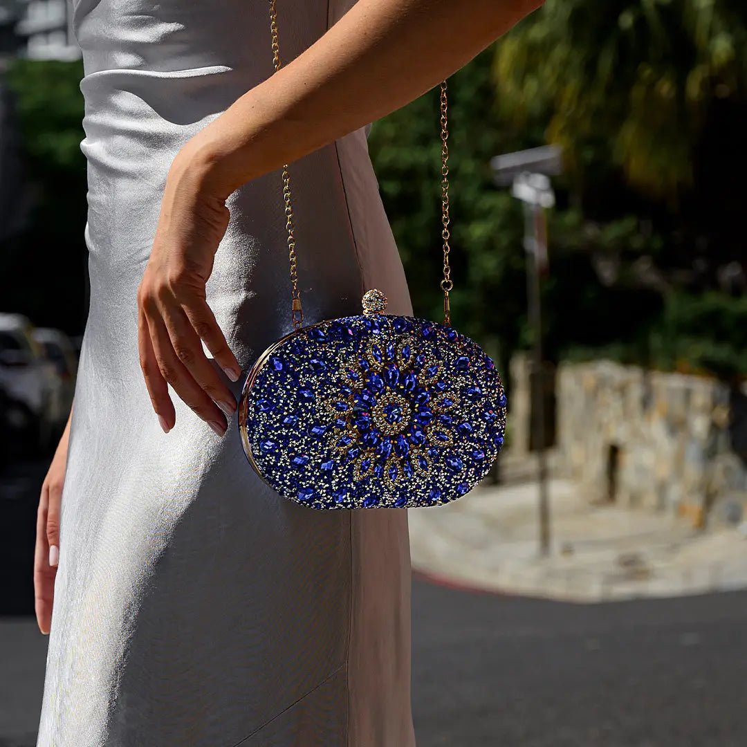 Azura Midnight Radiance Crystal Clutch