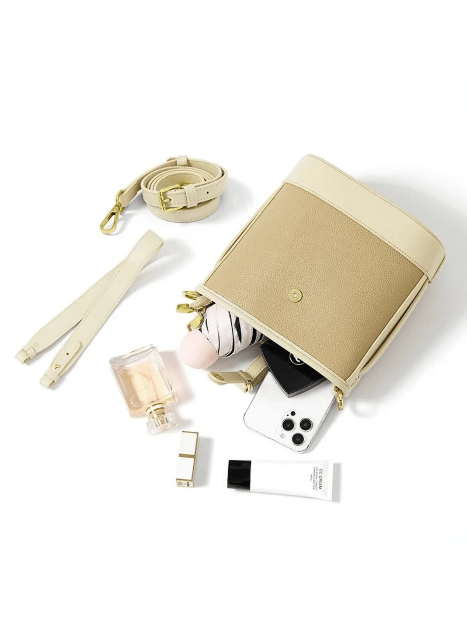 Emilia – Two-Tone Bucket Bag