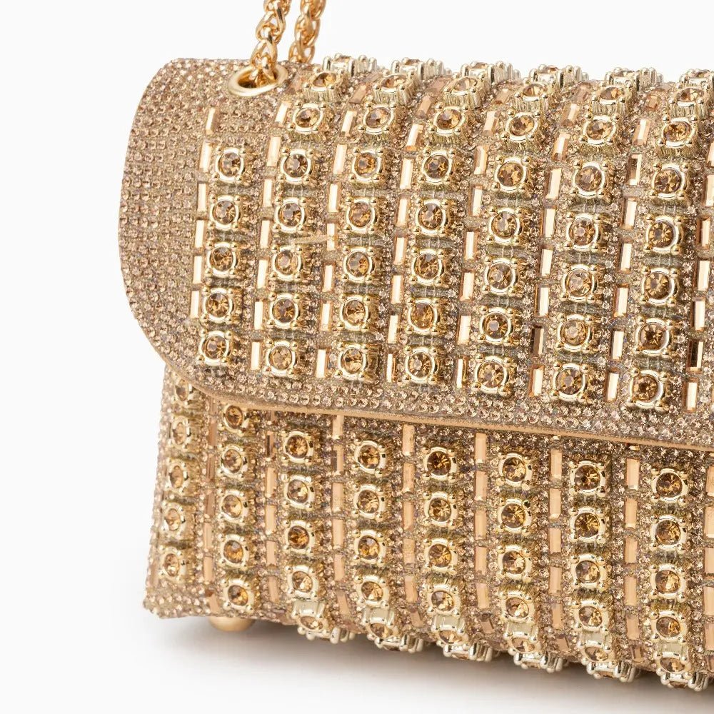 The Elara Crystal Clutch