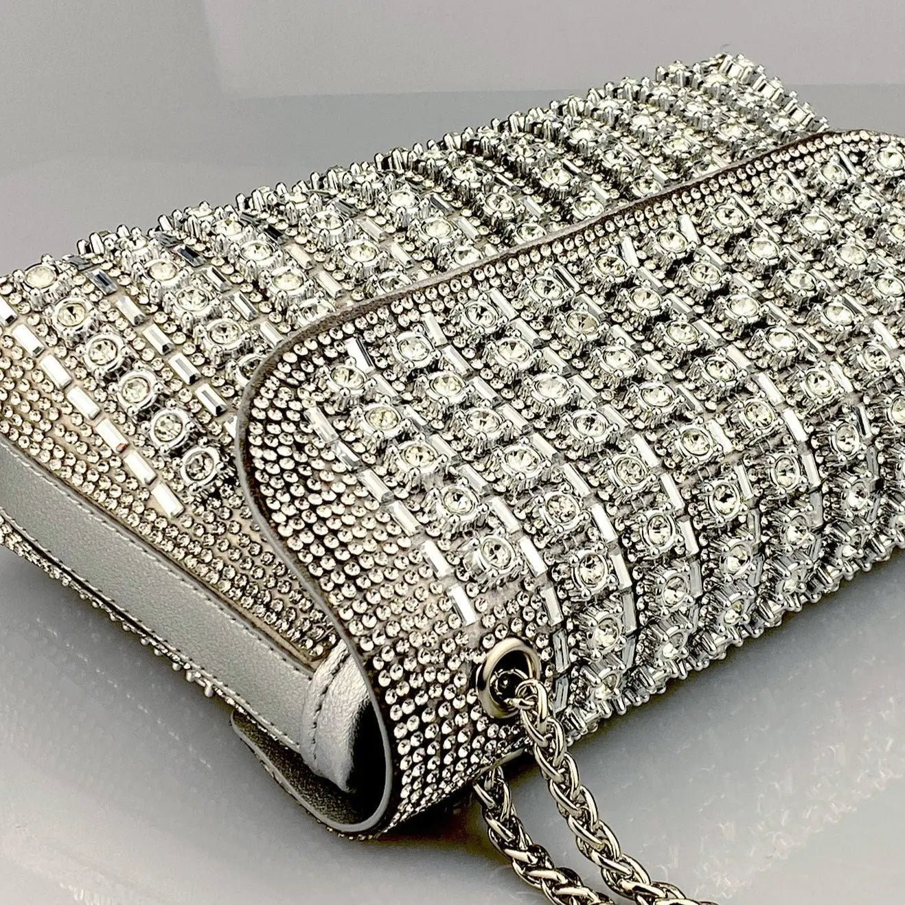 The Elara Crystal Clutch