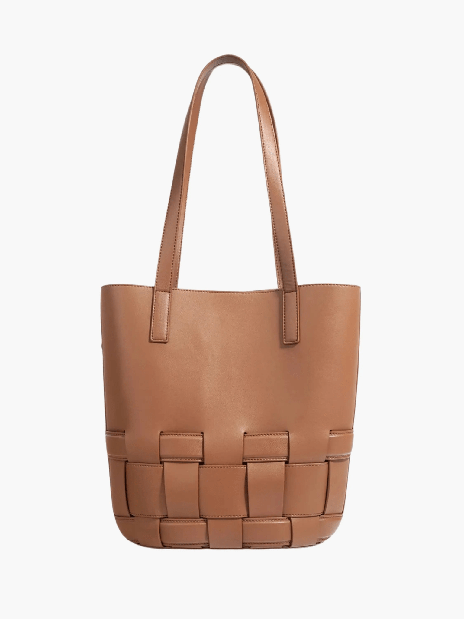 Isabella – Elegant Ivory Woven Tote Bag