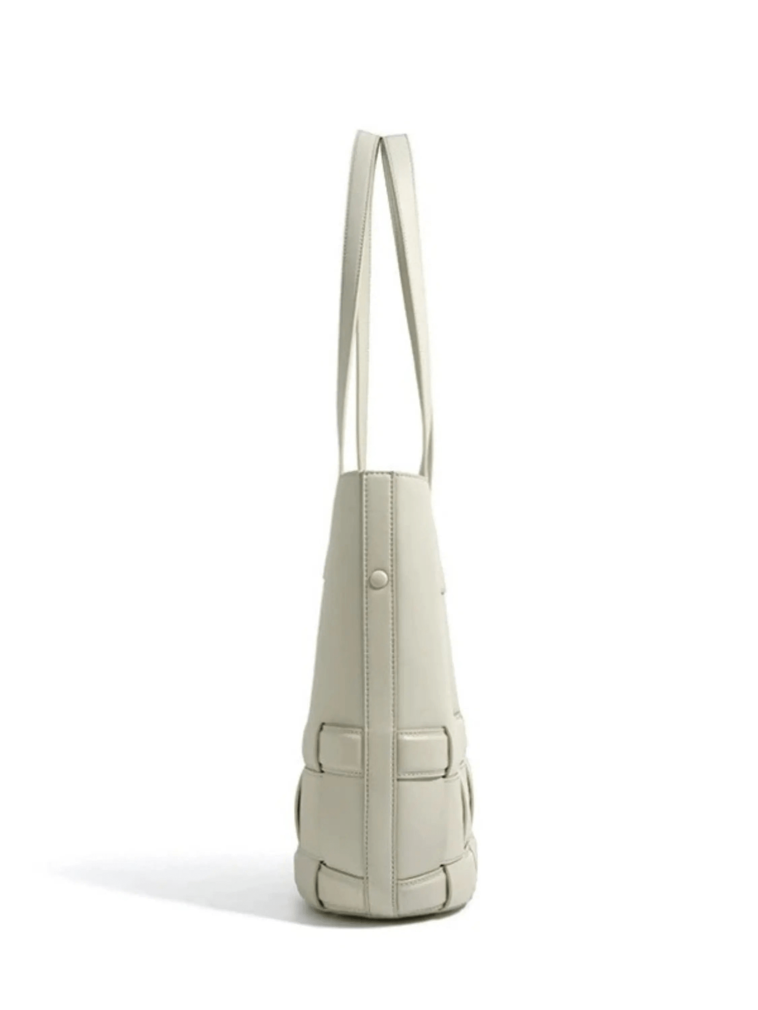 Isabella – Elegant Ivory Woven Tote Bag