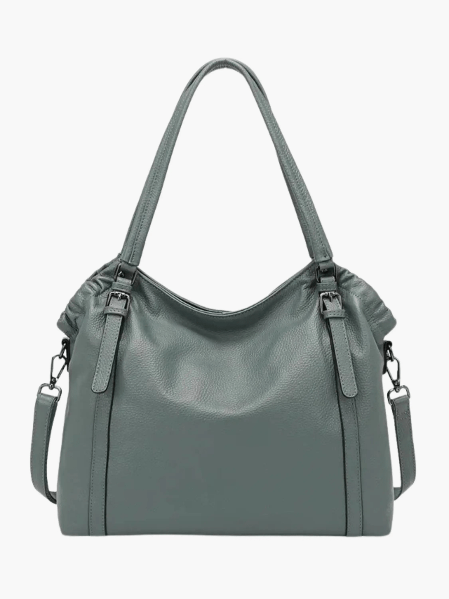 Celeste Shoulder Tote – Dusty Teal