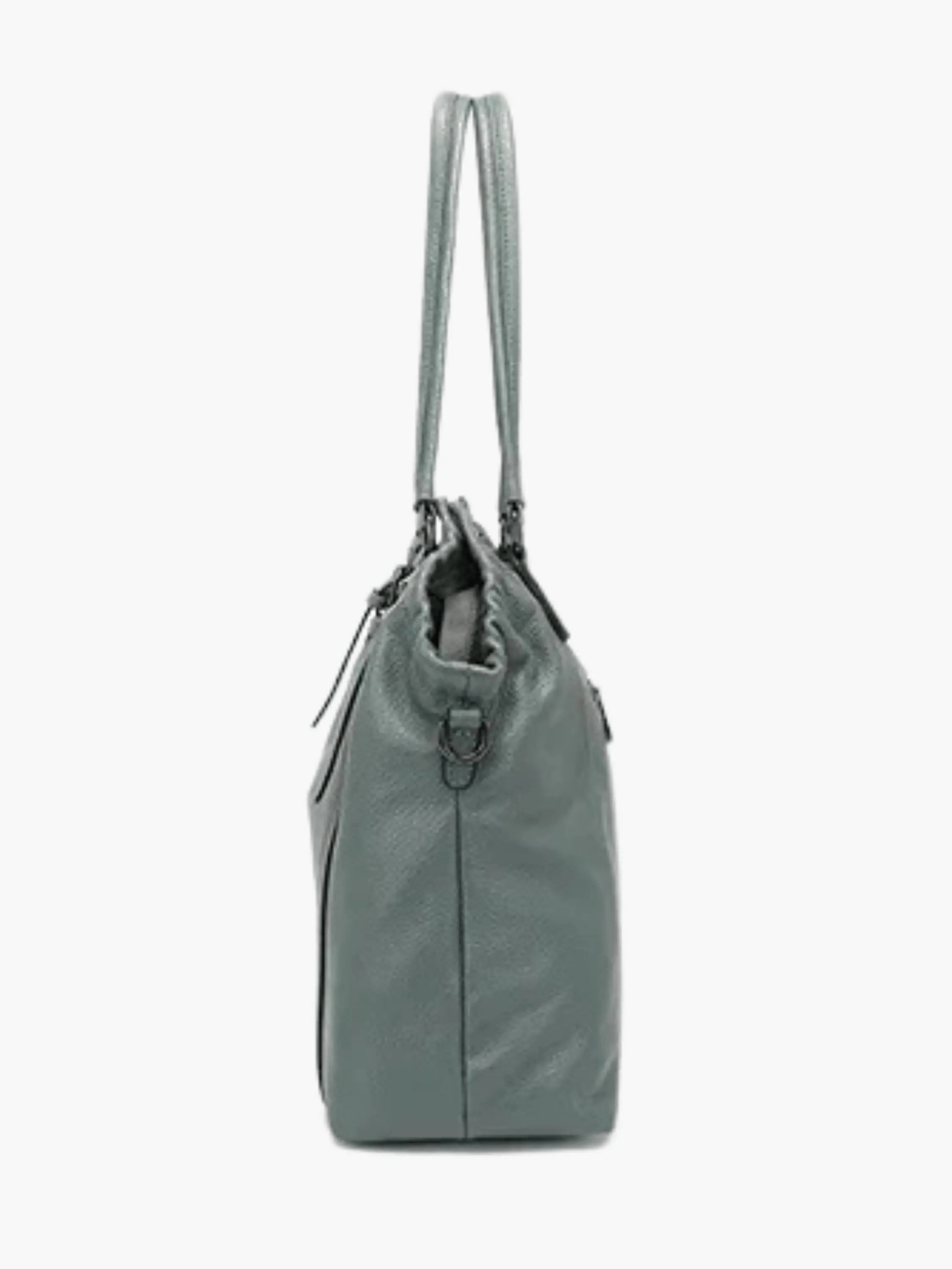 Celeste Shoulder Tote – Dusty Teal