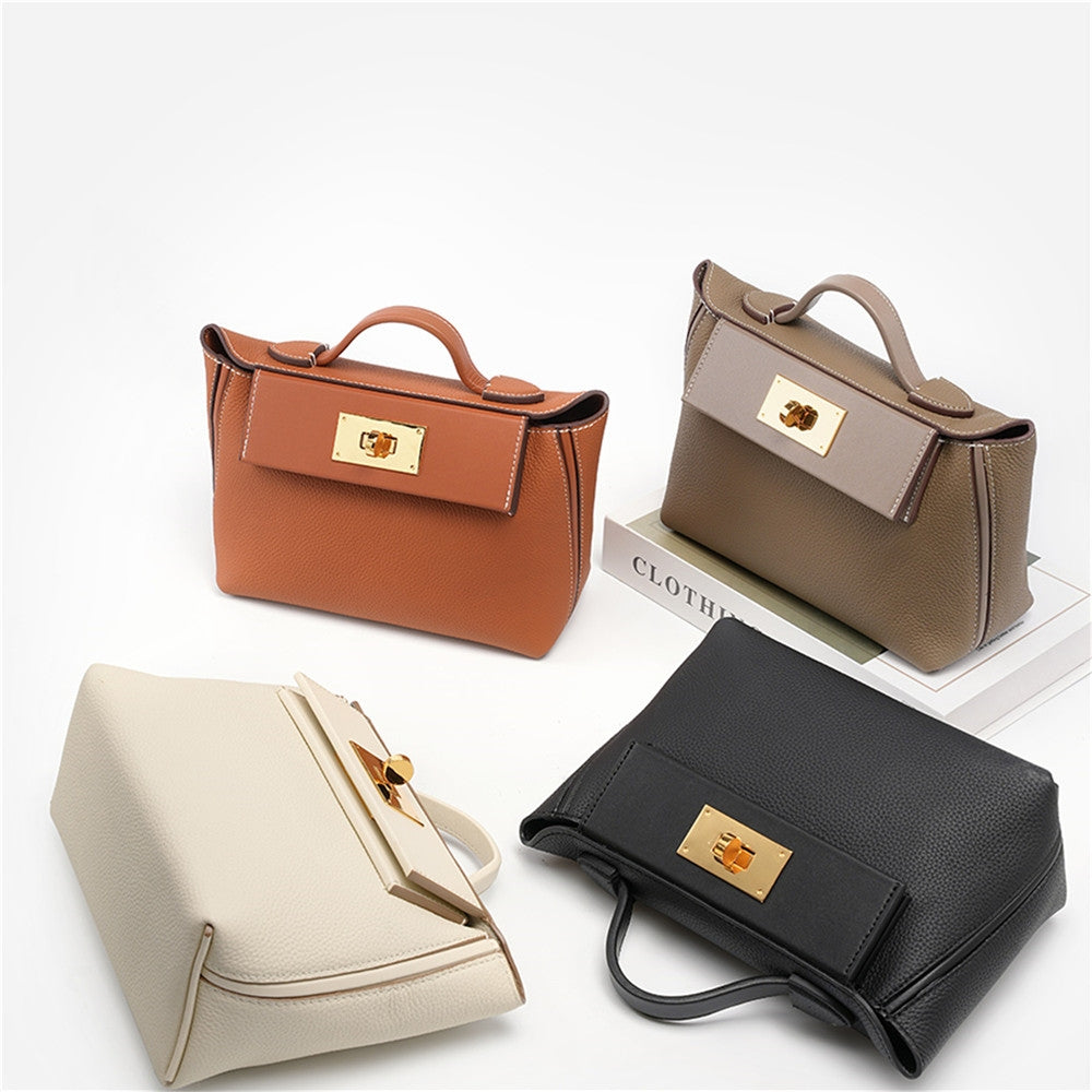 Sophia Twist-Lock Satchel