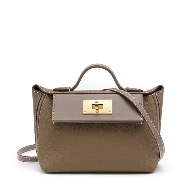 Sophia Twist-Lock Satchel