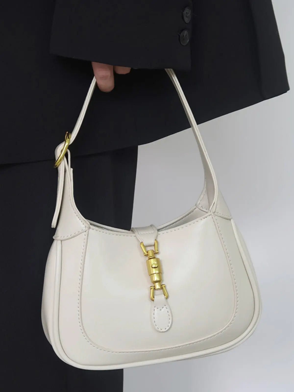 Lily – Elegant Mini Shoulder Bag with Buckle Detail